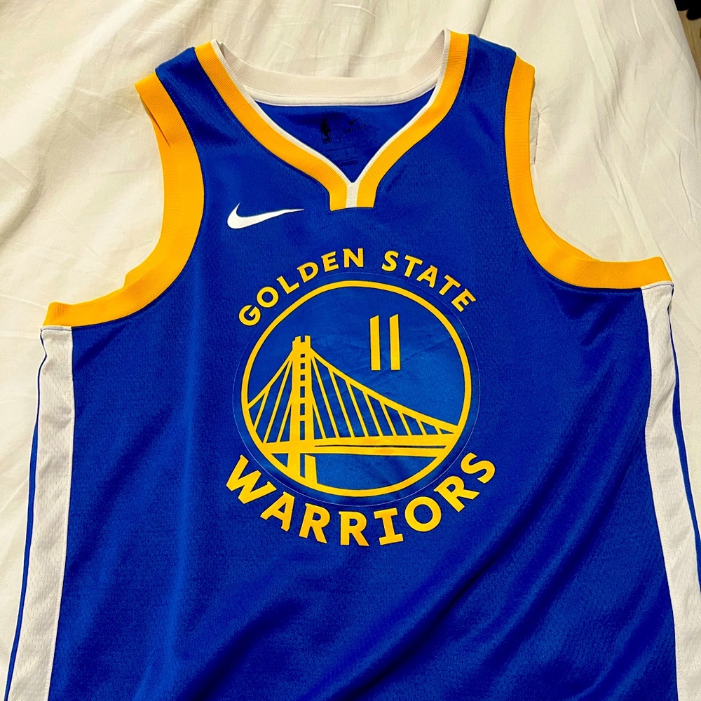 WARRIORS AUTHENTIC NIKE KLAY THOMPSON HOME JERSEY SZE L